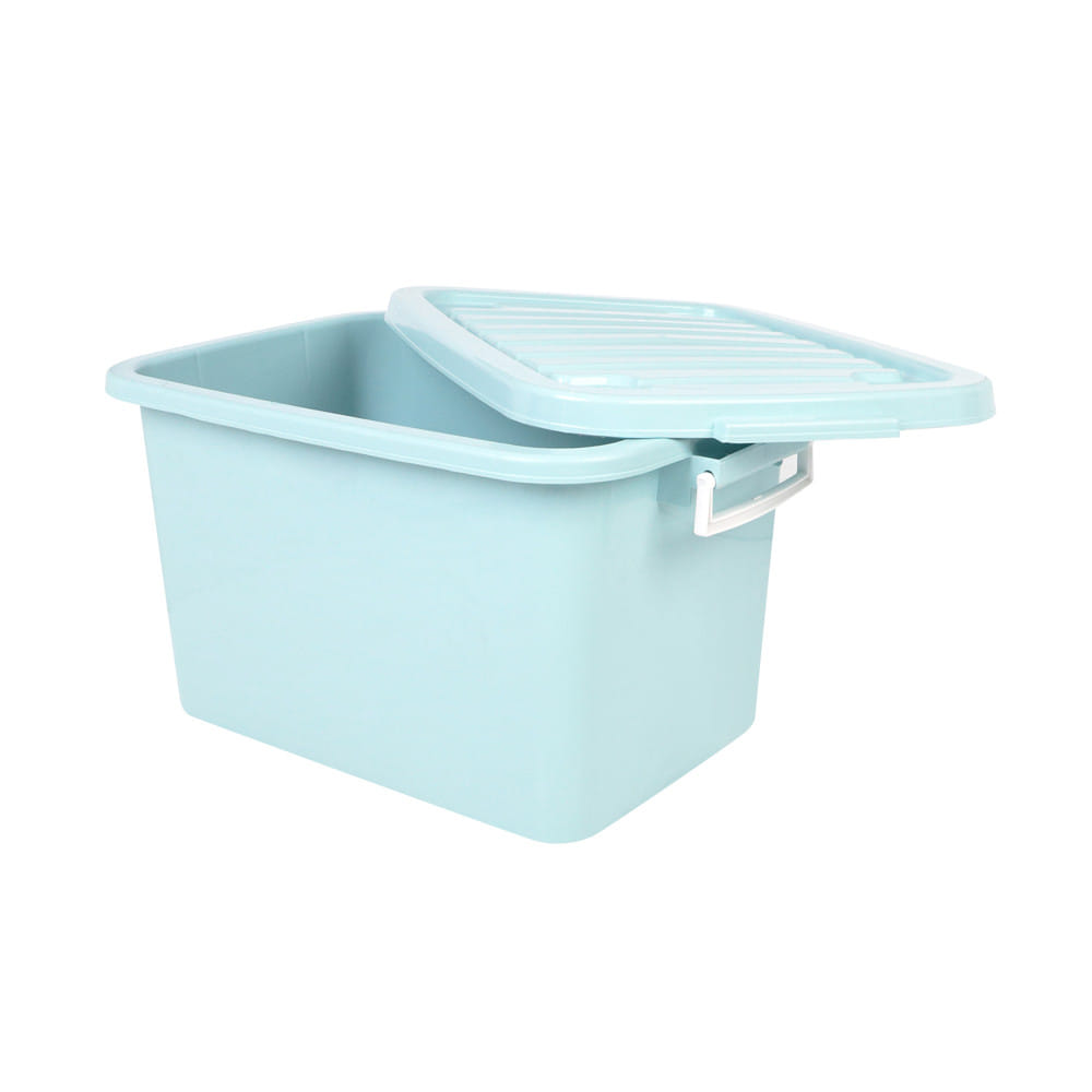 กล่องเก็บของ AB ME LIVING PASTEL 42x62x34 ซม. 60 ลิตร สีฟ้า
