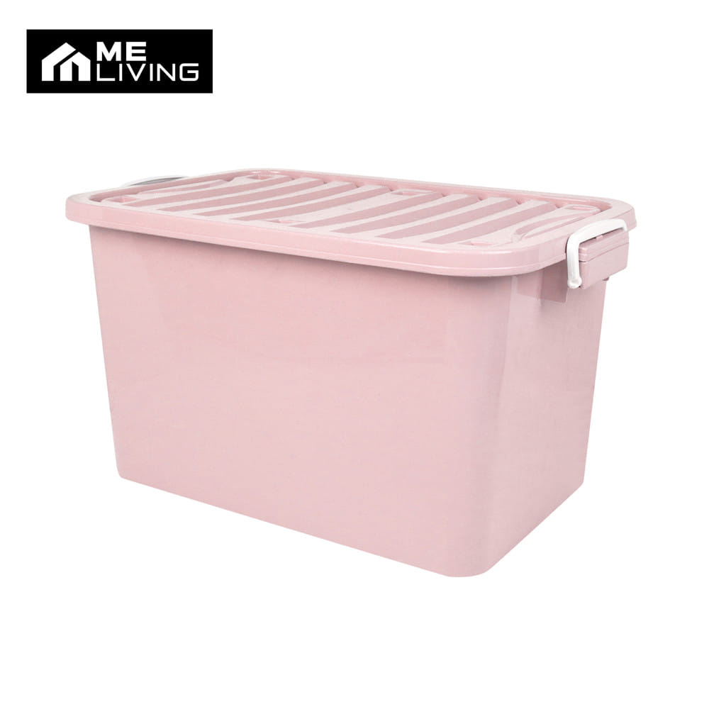 กล่องเก็บของ AB ME LIVING PASTEL 50x77x43 ซม. 110 ลิตร สีชมพู