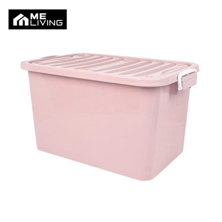 กล่องเก็บของ ME LIVING 50x77x43 ซม. 110 ลิตร สีชมพูพาสเทล_1