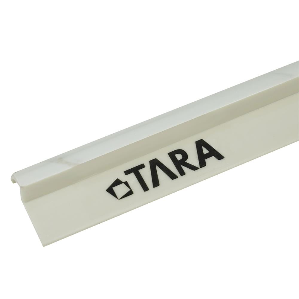 คิ้ว PVC TARA 10 มม. โค้ง หินอ่อนสีขาว 2 ม.