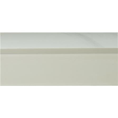 คิ้ว PVC TARA 10 มม. โค้ง หินอ่อนสีขาว 2 ม._1