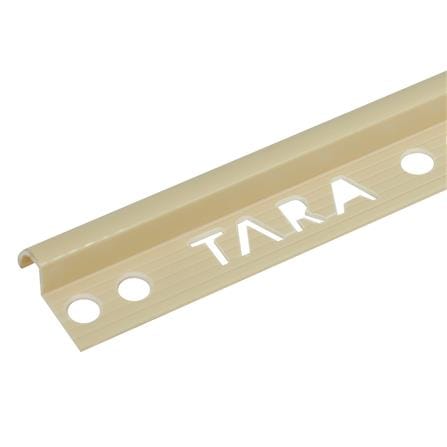 คิ้ว PVC TARA 10 มม. โค้ง สีครีม 2 ม._0