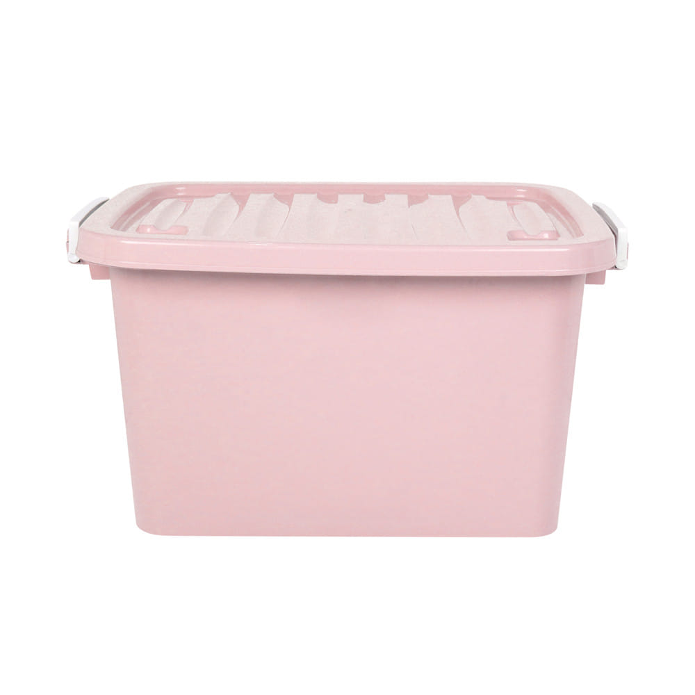 กล่องเก็บของ AB ME LIVING PASTEL 42x62x34 ซม. 60 ลิตร สีชมพู
