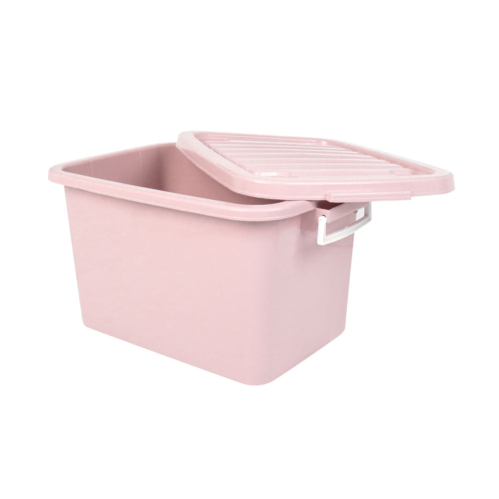 กล่องเก็บของ AB ME LIVING PASTEL 42x62x34 ซม. 60 ลิตร สีชมพู
