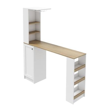 เคาน์เตอร์บาร์ SB FURNITURE NADIA 19211942 160 ซม. สีขาว