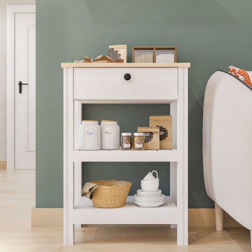 โต๊ะคอนโซล SB FURNITURE HARMONY 19212928 สีขาว
