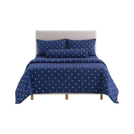 ชุดผ้าปูที่นอน 6 ฟุต 6 ชิ้น DUNLOPILLO LONDON BLUE DL-LB-05_1