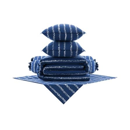 ชุดผ้าปูที่นอน 5 ฟุต 6 ชิ้น DUNLOPILLO LONDON BLUE DL-LB-03_1