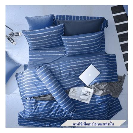 ชุดผ้าปูที่นอน 5 ฟุต 6 ชิ้น DUNLOPILLO LONDON BLUE DL-LB-03_0