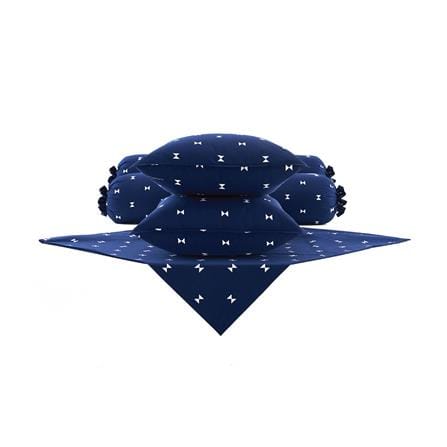 ชุดผ้าปูที่นอน 5 ฟุต 5 ชิ้น DUNLOPILLO LONDON BLUE DL-LB-05_2