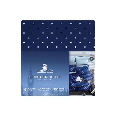 ชุดผ้าปูที่นอน 5 ฟุต 5 ชิ้น DUNLOPILLO LONDON BLUE DL-LB-05_5