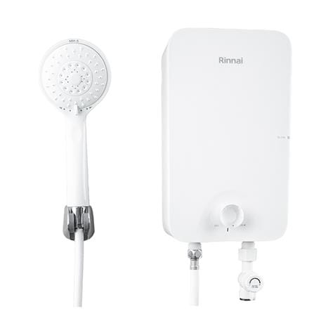 เครื่องทำน้ำอุ่น RINNAI FON 350 3500 วัตต์ สีขาว_0