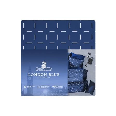 ชุดผ้าปูที่นอน 3.5 ฟุต 3 ชิ้น DUNLOPILLO LONDON BLUE DL-LB-04_4