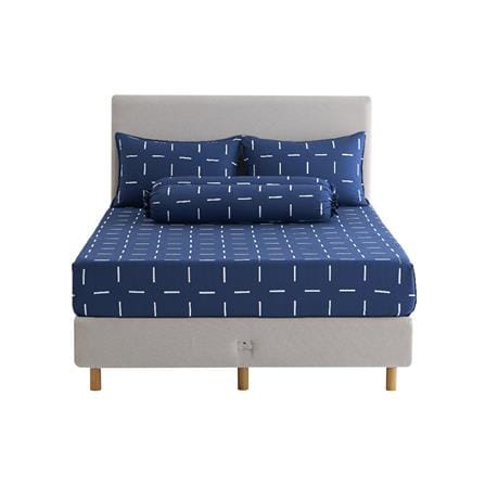 ชุดผ้าปูที่นอน 5 ฟุต 5 ชิ้น DUNLOPILLO LONDON BLUE DL-LB-04_1