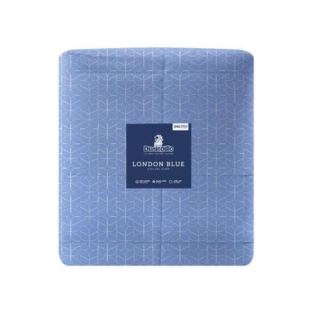 ชุดผ้าปูที่นอน 5 ฟุต 6 ชิ้น DUNLOPILLO LONDON BLUE DL-LB-02_5