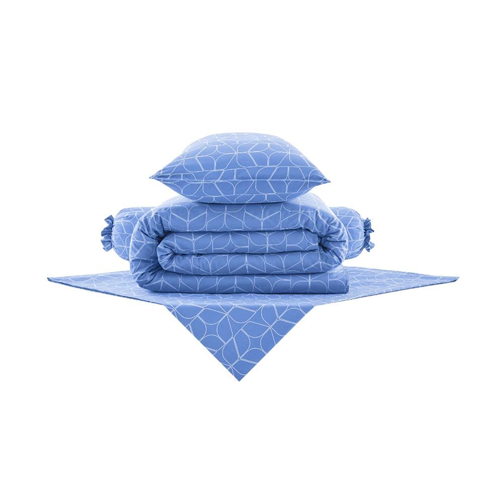 ชุดผ้าปูที่นอน 3.5 ฟุต 4 ชิ้น DUNLOPILLO LONDON BLUE DL-LB-02
