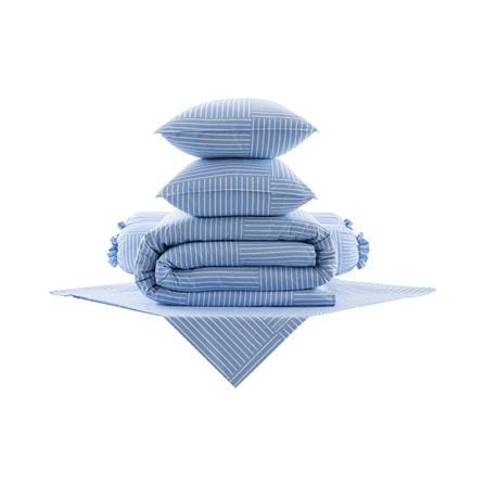ชุดผ้าปูที่นอน 6 ฟุต 6 ชิ้น DUNLOPILLO LONDON BLUE DL-LB-01_2