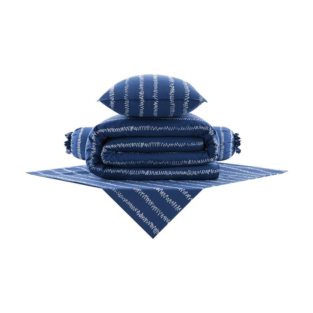 ชุดผ้าปูที่นอน 3.5 ฟุต 4 ชิ้น DUNLOPILLO LONDON BLUE DL-LB-03