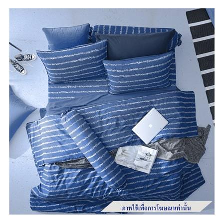 ชุดผ้าปูที่นอน 3.5 ฟุต 4 ชิ้น DUNLOPILLO LONDON BLUE DL-LB-03