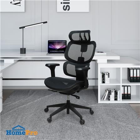 เก้าอี้สำนักงาน FURDINI ULTRA W-228C สีดำ_6