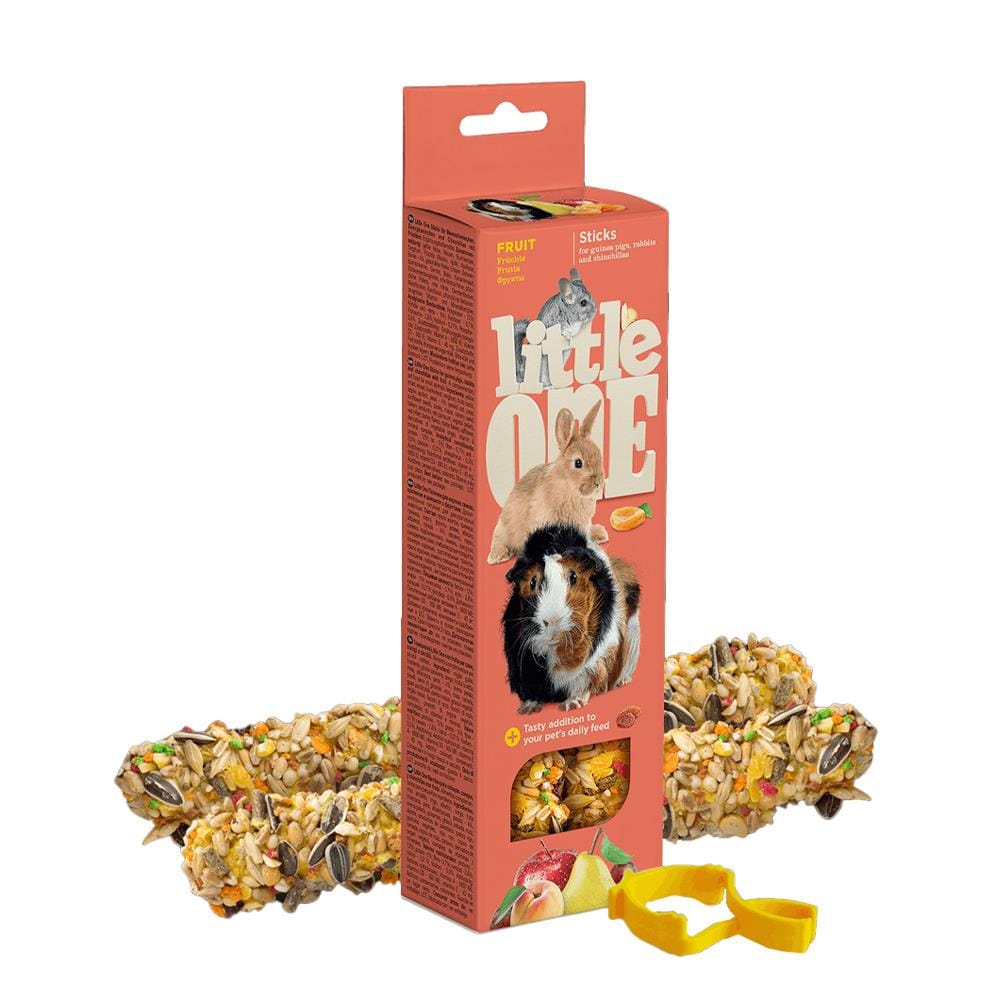 ขนมแท่งกระต่ายและหนู LITTLE ONE STICKS WITH FRUIT 120 กรัม