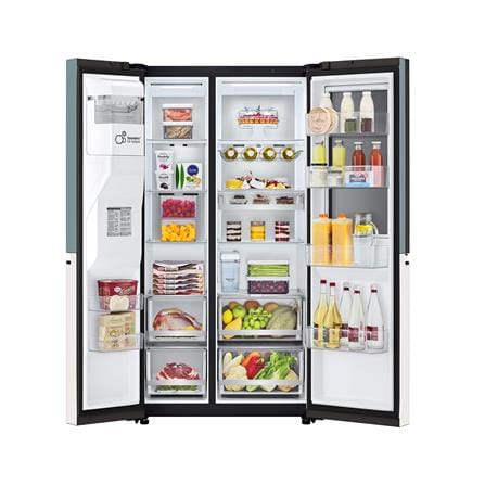 ตู้เย็น SIDE BY SIDE LG GC-X257CMEW.ATEPLMT 22.4 คิว สีเขียวเบจ_5