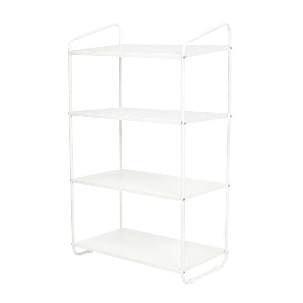 ชั้นวางของ 4 ชั้น STACKO RACK II 74x40.5x125 ซม. สีขาว