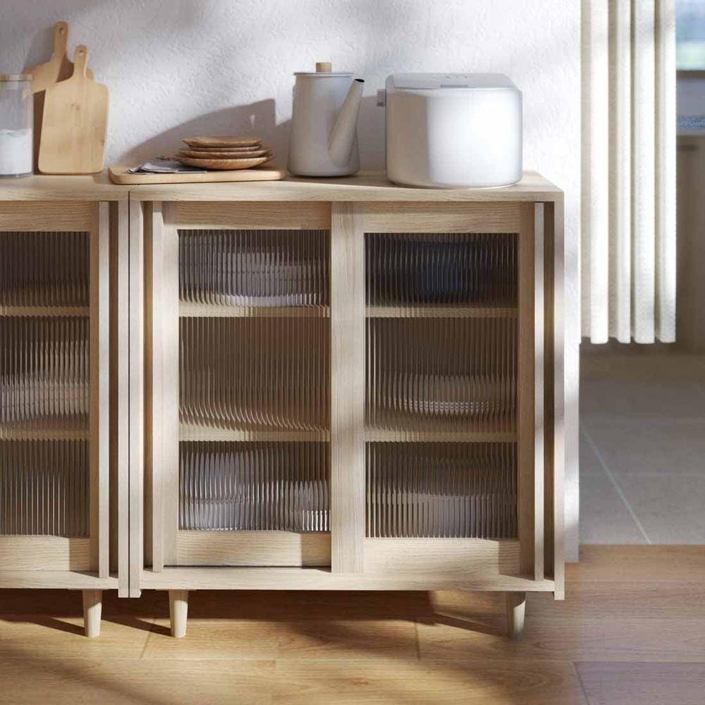 ตู้เตี้ย SB FURNITURE RIKU 19215940 80 ซม. สีแคนยอนโอ๊ค