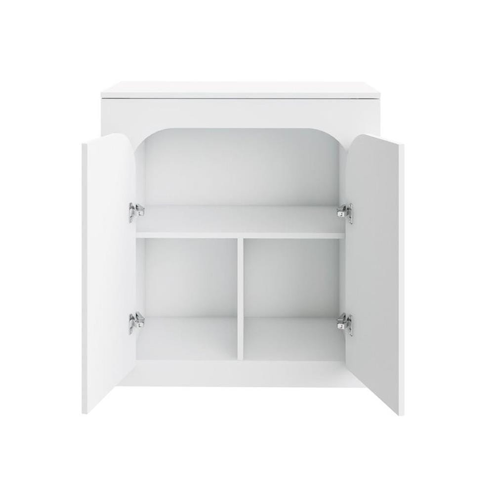 ตู้เตี้ยบานเปิด SB FURNITURE PUDDING 19216500 80 ซม. สีขาว