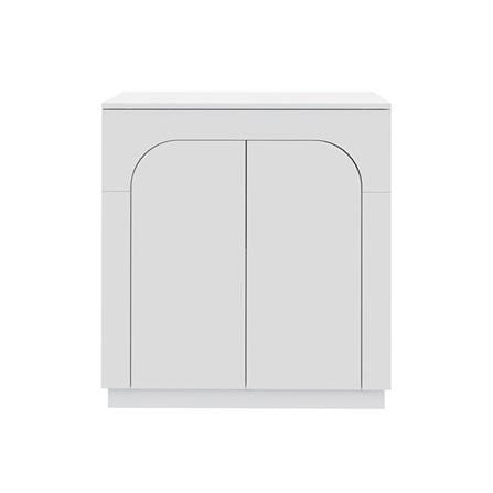 ตู้เตี้ยบานเปิด SB FURNITURE PUDDING 19216500 80 ซม. สีขาว
