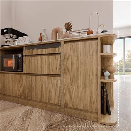 ตู้เตี้ยเข้ามุมขวา SB FURNITURE PURIN 19220506 55 ซม. สีไม้อ่อน_5