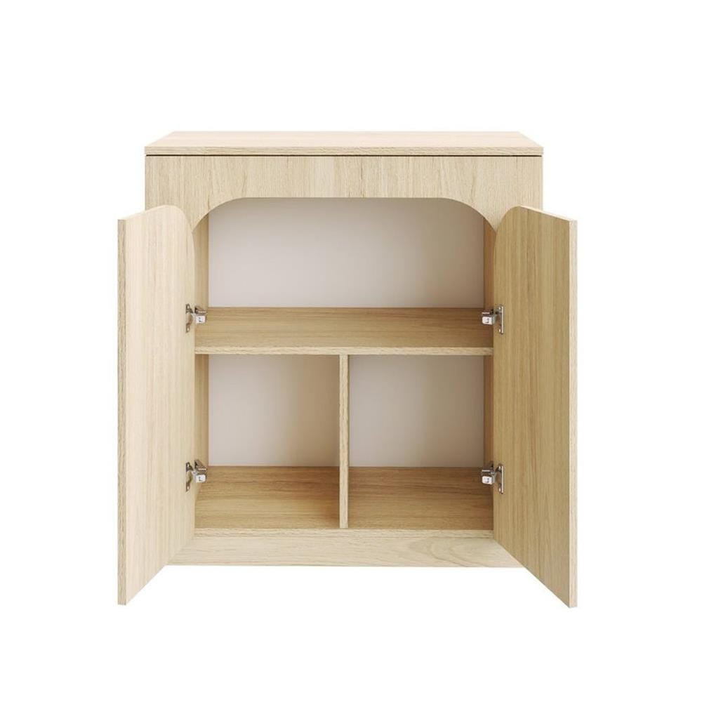 ตู้เตี้ยบานเปิด SB FURNITURE PUDDING 19216501 80 ซม. สีแคนยอนโอ๊ค