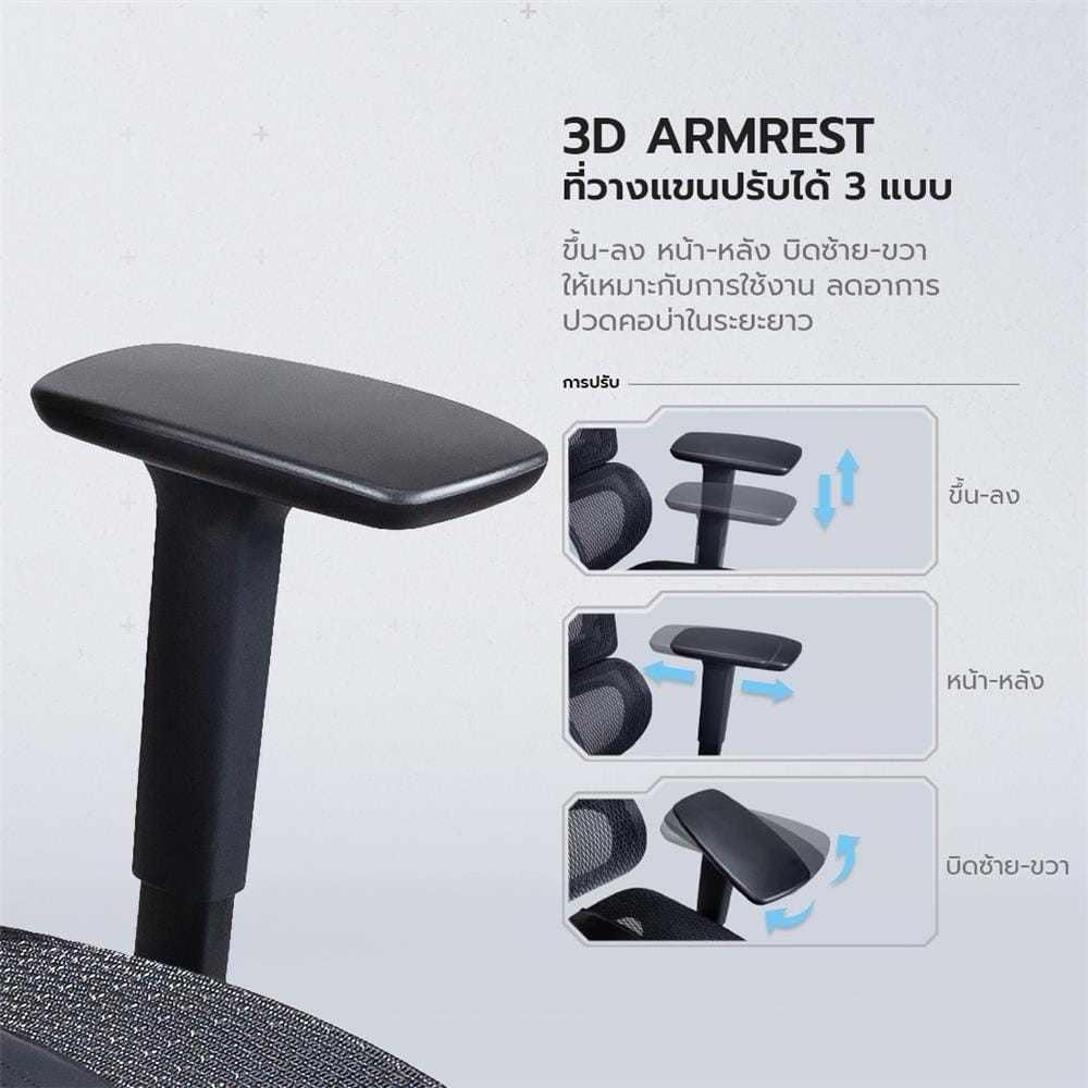 เก้าอี้สุขภาพ NUBWO NXRG01 สีขาว
