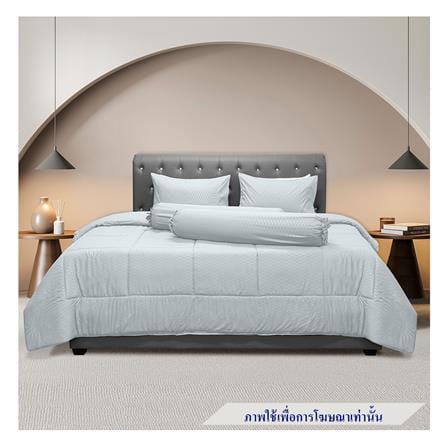 ชุดผ้าปูที่นอน 6 ฟุต 5 ชิ้น PICASSO CLASSIC STYLE สี LAGOS GREY_0