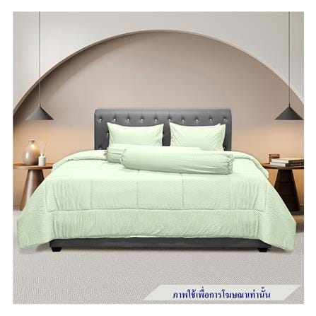 ชุดผ้าปูที่นอน 6 ฟุต 5 ชิ้น PICASSO CLASSIC STYLE LAGOS GREEN_0