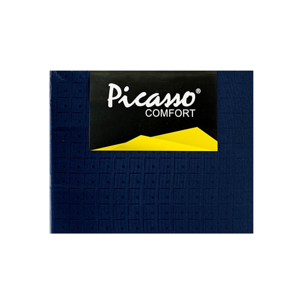 ชุดผ้าปูที่นอน 6 ฟุต 5 ชิ้น PICASSO CLASSIC STYLE FIRA NAVY BLUE