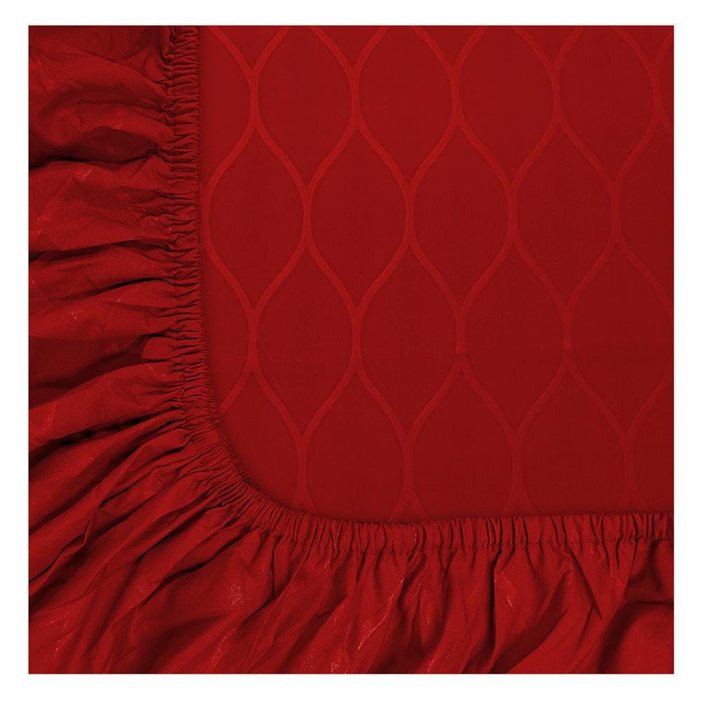 ชุดผ้าปูที่นอน 6 ฟุต 5 ชิ้น PICASSO CLASSIC STYLE สี COPEN RED