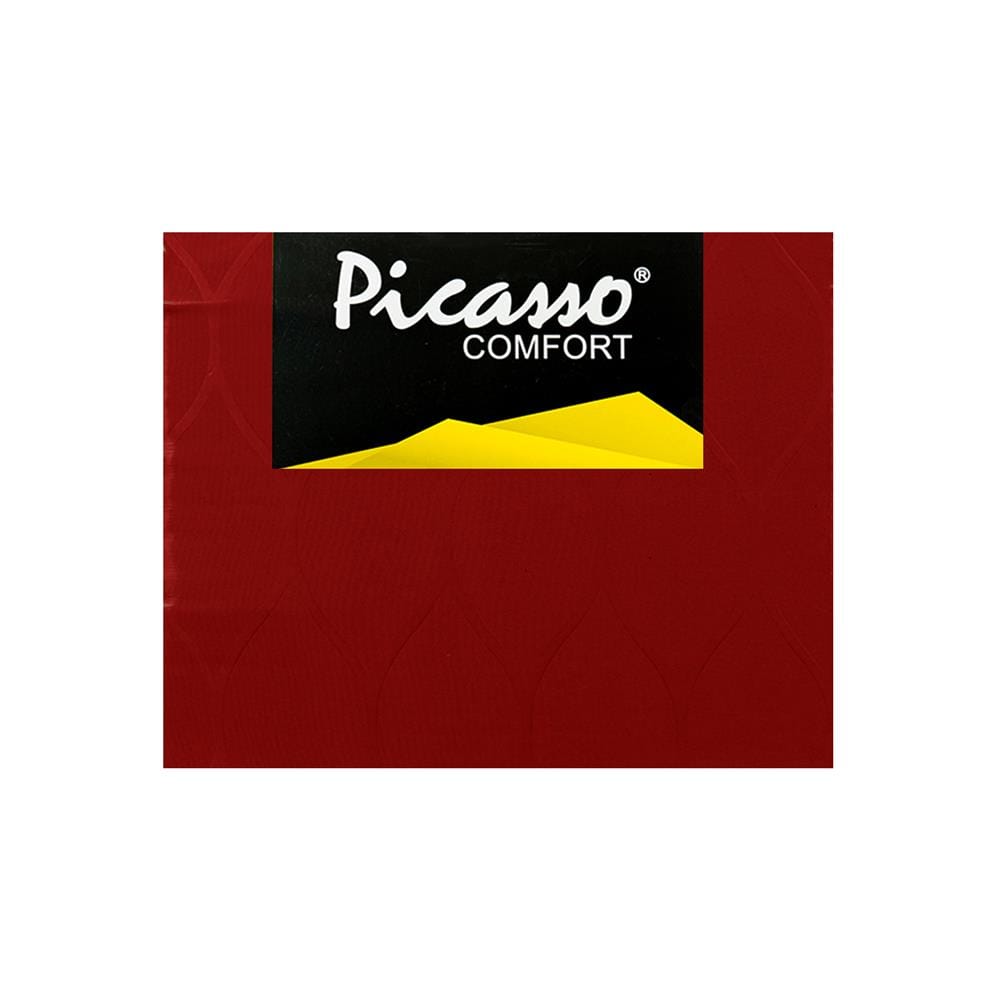 ชุดผ้าปูที่นอน 6 ฟุต 5 ชิ้น PICASSO CLASSIC STYLE สี COPEN RED