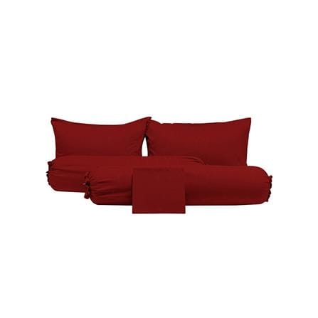 ชุดผ้าปูที่นอน 6 ฟุต 5 ชิ้น PICASSO CLASSIC STYLE สี COPEN RED_1