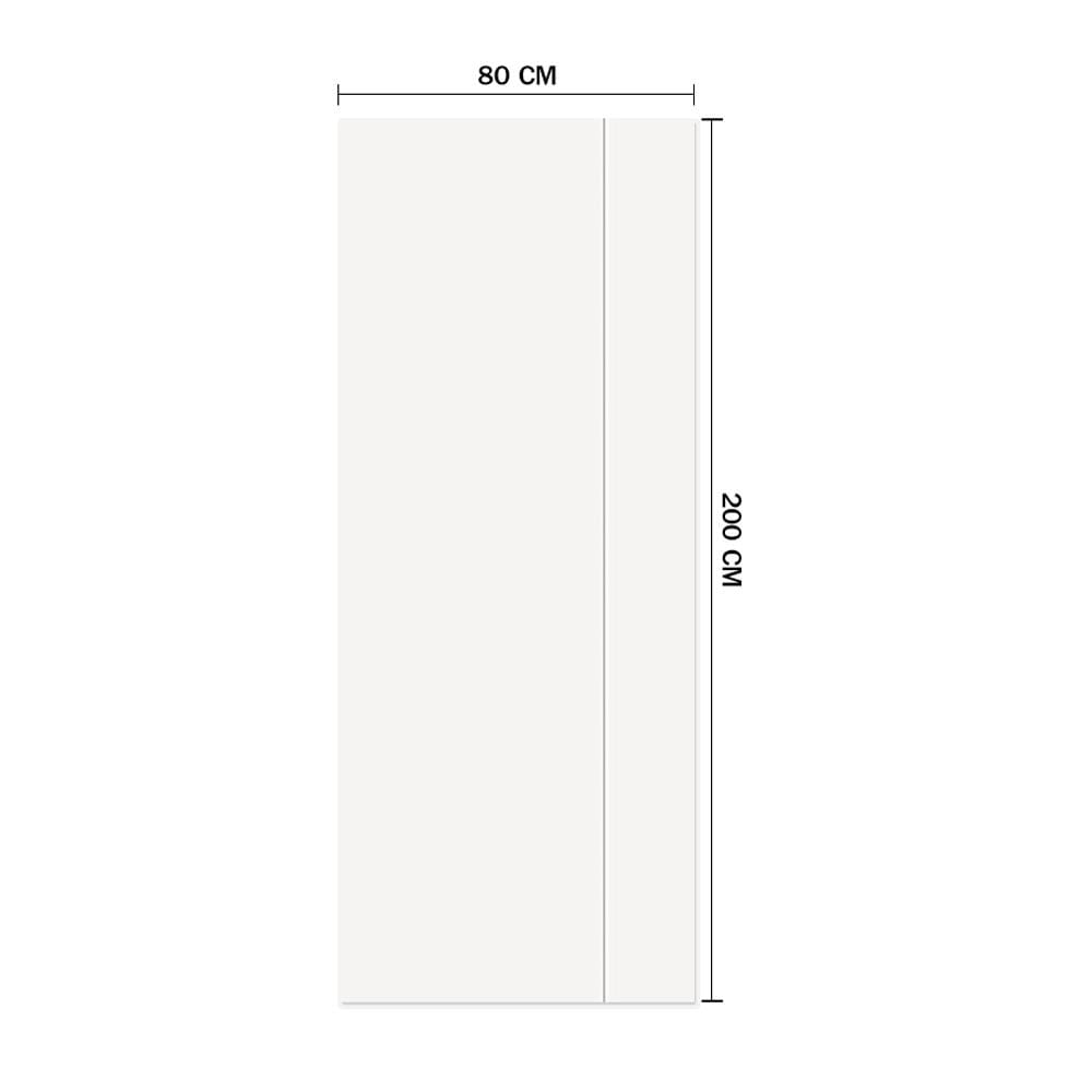ประตูภายใน HDF METRO LINEA 01 80X200 ซม. สีรองพื้น ไม่เจาะลูกบิด