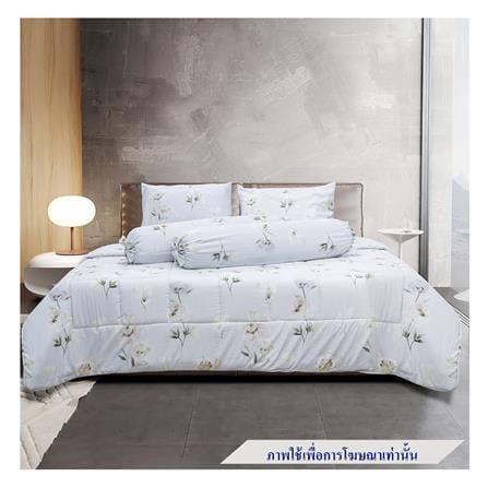 ชุดผ้าปูที่นอน 6 ฟุต 6 ชิ้น PICASSO PB TENCEL สี CHICA BLUE_0