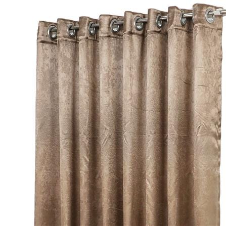 ผ้าม่าน EYELET HOME LIVING STYLE AURA UV 270X160 ซม. สีน้ำตาล_1