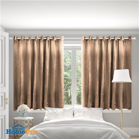 ผ้าม่าน EYELET HOME LIVING STYLE AURA UV 270X160 ซม. สีน้ำตาล_7