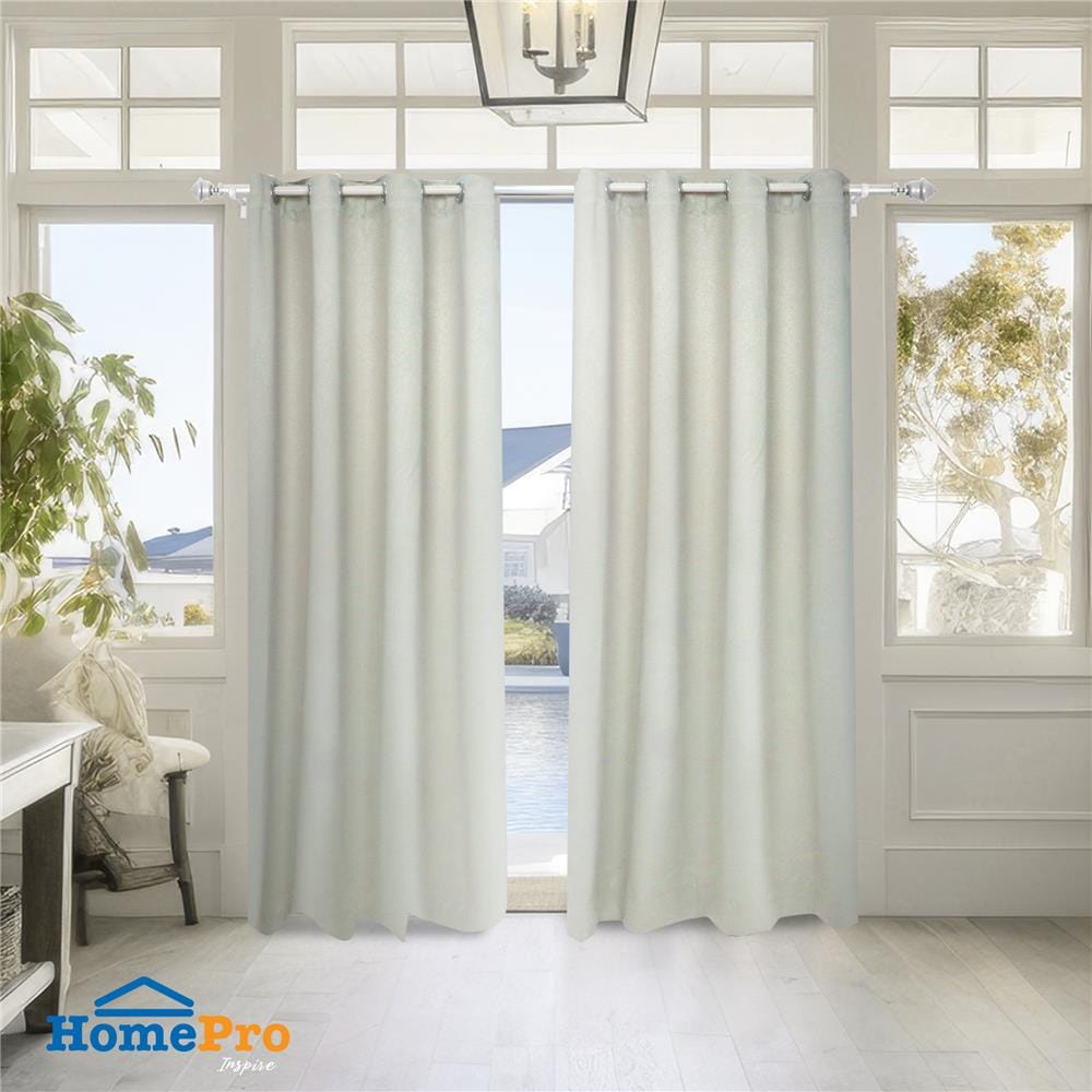 ผ้าม่าน EYELET HOME LIVING STYLE GLAM UV 150X220 ซม. สีครีม