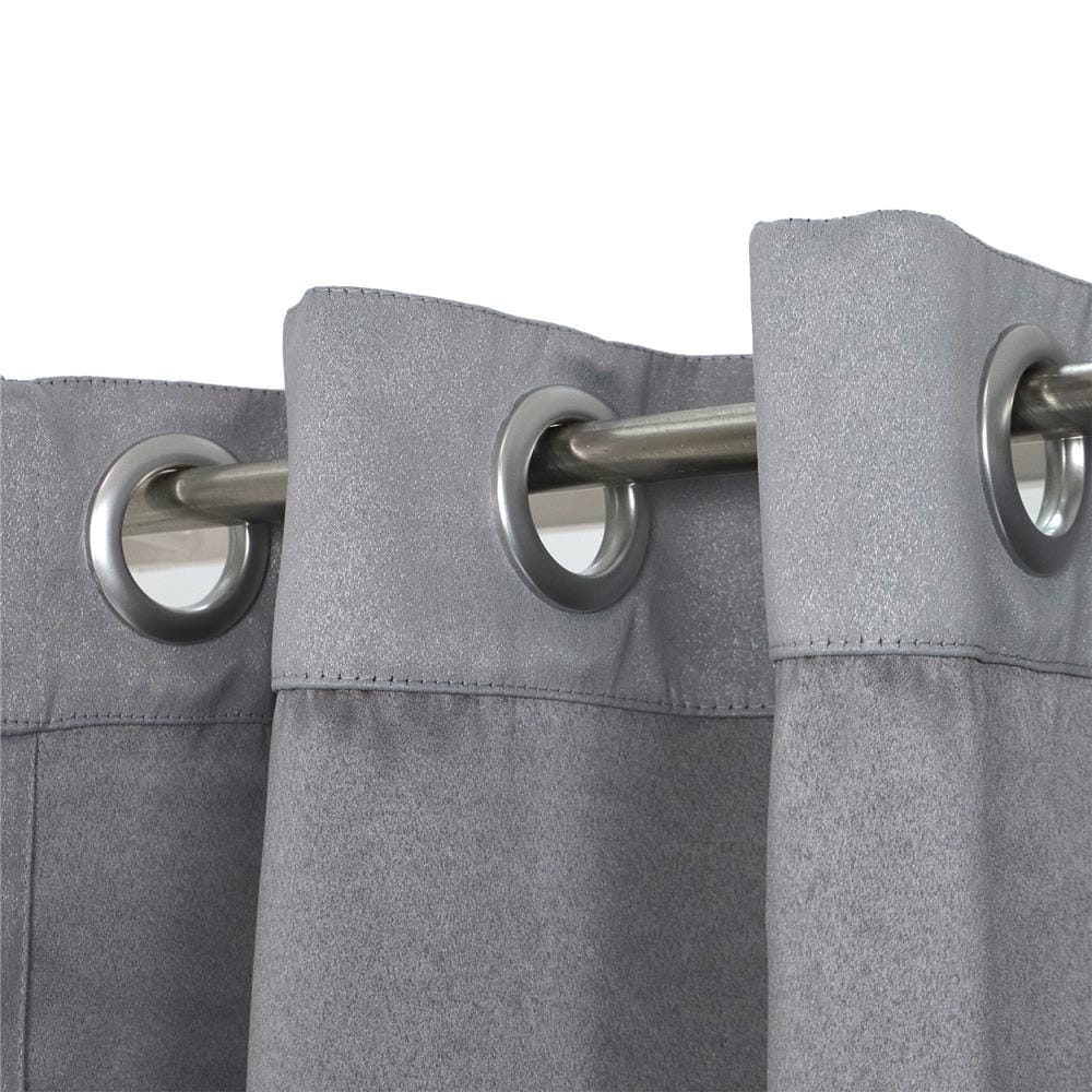 ผ้าม่าน EYELET HOME LIVING STYLE GLAM UV 150X220 ซม. สีเทา