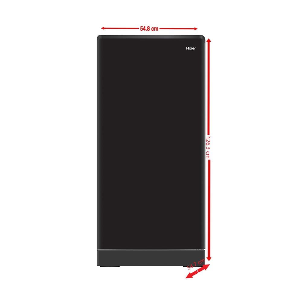 ตู้เย็น 1 ประตู HAIER HR-SD199F BE 6.6 คิว สีดำ