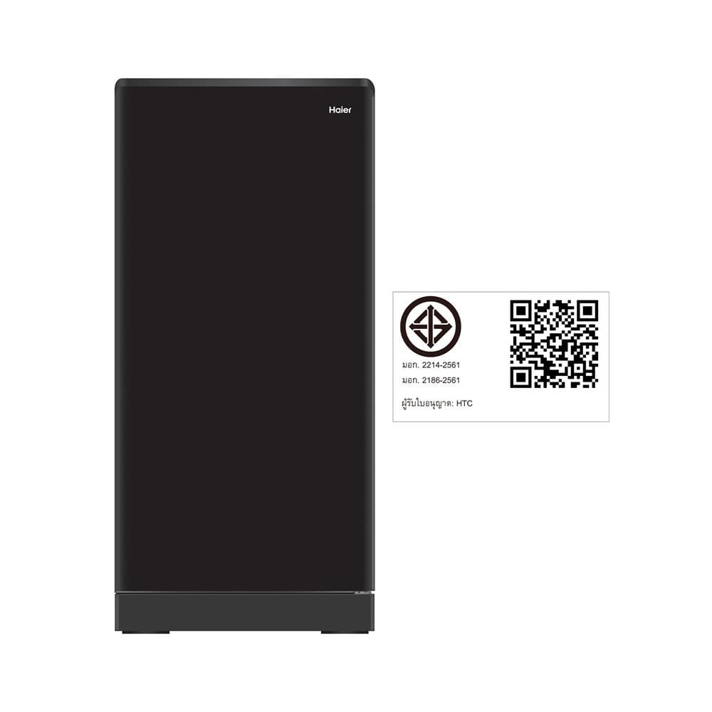 ตู้เย็น 1 ประตู HAIER HR-SD199F BE 6.6 คิว สีดำ