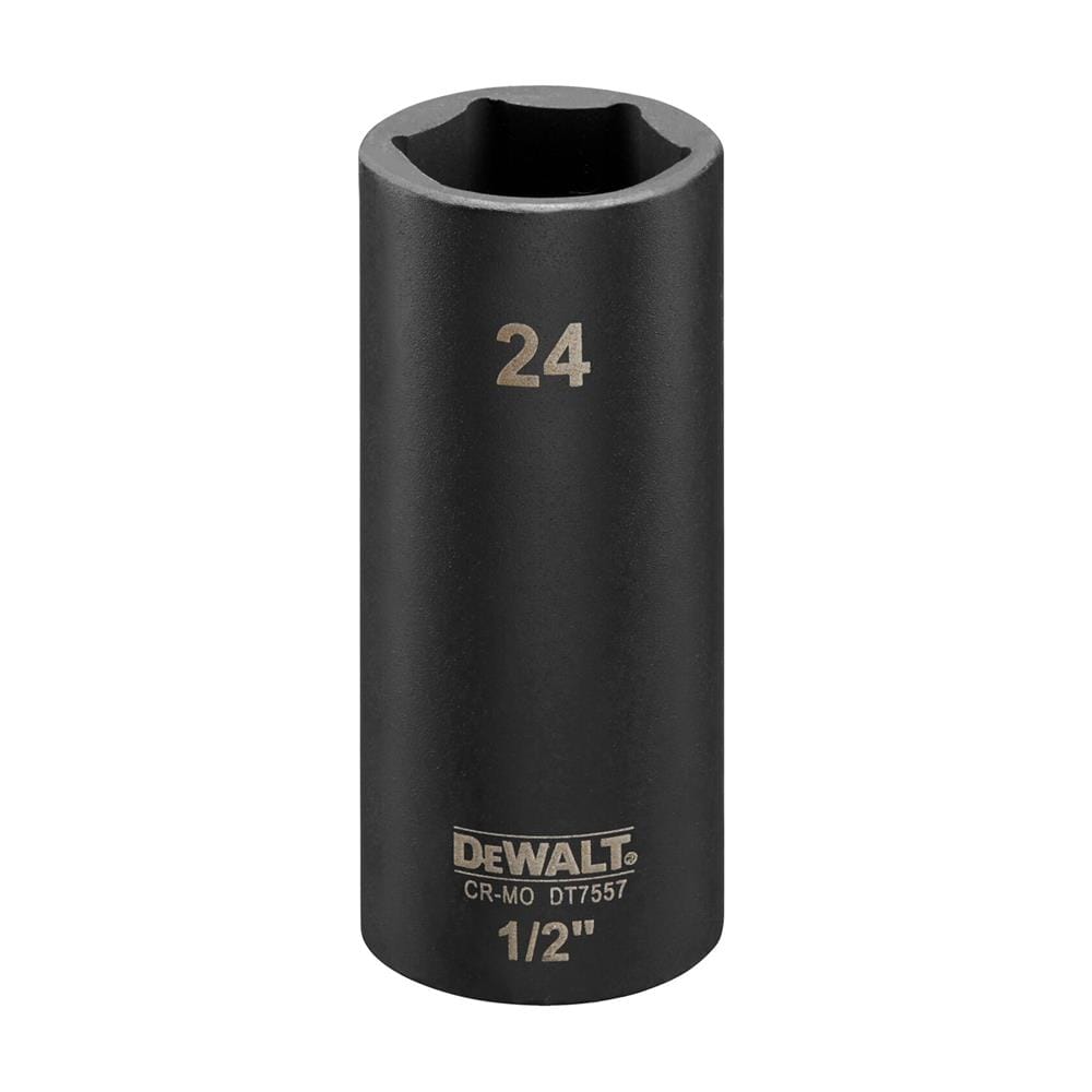 ลูกบ็อกซ์ยาว DEWALT DT7557-QZ 1/2 นิ้ว 24 มม.