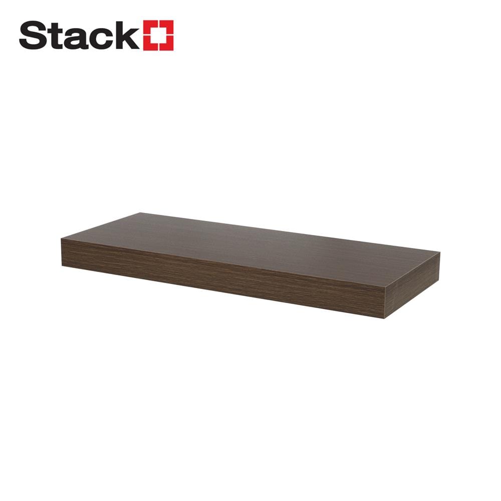 แผ่นชั้นไม้ซ่อนขา STACKO 60x24x5 ซม. สีวินเทจ ทีค