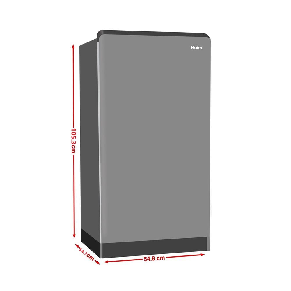 ตู้เย็น 1 ประตู HAIER HR-SD159F CS 5.3 คิว สีเงิน